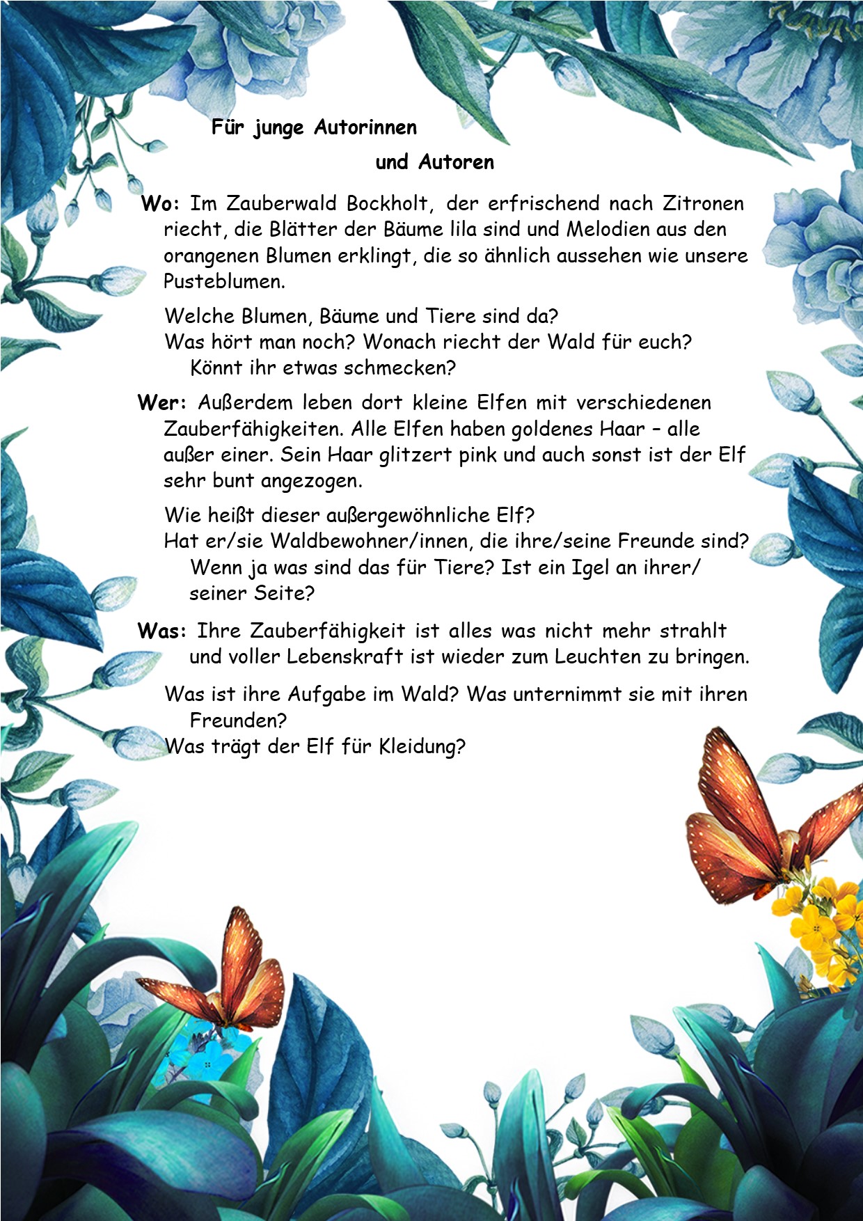 Schreib und Malwettbewerb Rosenberg initiativ Schreib und Malwettbewerb Rosenberg initiativ