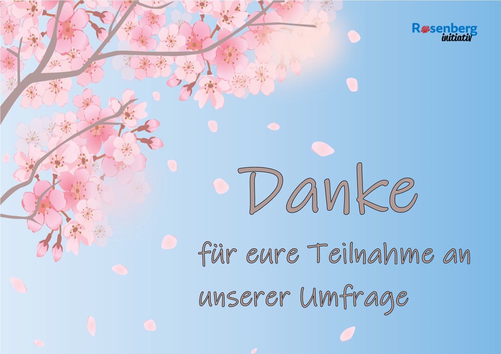 Vielen Dank Rosenberg initiativ
